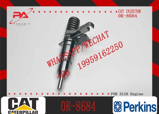 High Quality Fuel Injector 127-8218 0R-8684 Diesel Engine Fuel Injector 1278218 0R8684 for CAT 3114 3116 3512C 3516C 3126