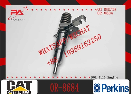 High Quality Fuel Injector 127-8218 0R-8684 Diesel Engine Fuel Injector 1278218 0R8684 for CAT 3114 3116 3512C 3516C 3126