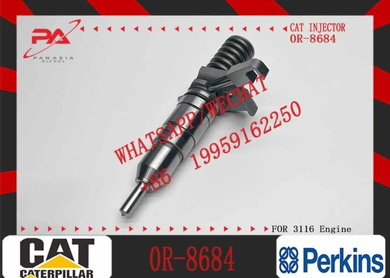 High Quality Fuel Injector 127-8218 0R-8684 Diesel Engine Fuel Injector 1278218 0R8684 for CAT 3114 3116 3512C 3516C 3126