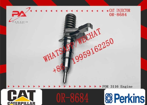 High Quality Fuel Injector 127-8218 0R-8684 Diesel Engine Fuel Injector 1278218 0R8684 for CAT 3114 3116 3512C 3516C 3126