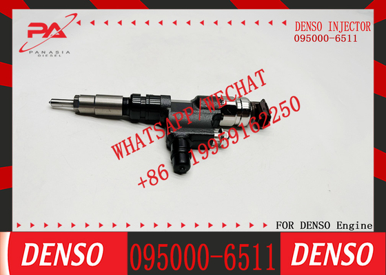 Common Rail Injector 095000-6511 095000-6510 Common Rail Injector 23670-79016 23670-E0081 for Toyota 200 Hino N04C for Denso