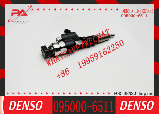 Common Rail Injector 095000-6511 095000-6510 Common Rail Injector 23670-79016 23670-E0081 for Toyota 200 Hino N04C for Denso