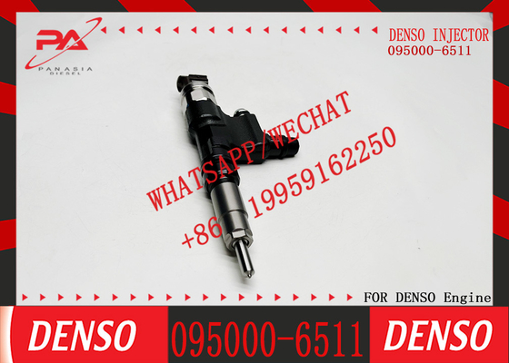 Common Rail Injector 095000-6511 095000-6510 Common Rail Injector 23670-79016 23670-E0081 for Toyota 200 Hino N04C for Denso