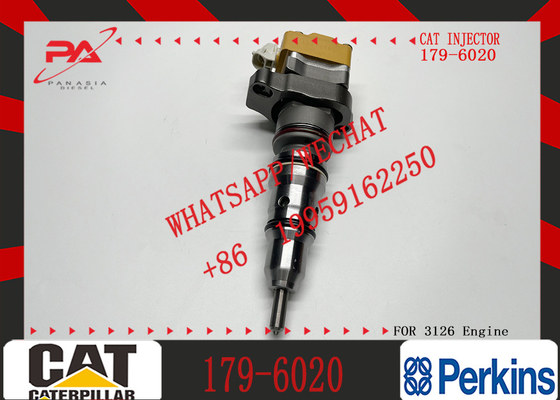 CAT Fuel Injector 179-6020 179 6020 Common Rail Fuel Injector for Caterpillar Machinery 3412 Diesel Engine Parts