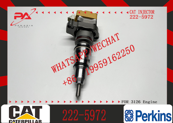 CAT Fuel Injector 222-5972 0R-9350 10R-9239 Common Rail Fuel Injector for Caterpillar Machinery 3126B Diesel Engine Parts