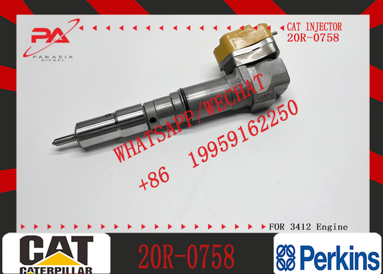 High Quality Engine Parts 20R-0758 Fuel Injector for Cat 631E 651E 657E 3412E 3408 Engine Injector 174-7526 1747526