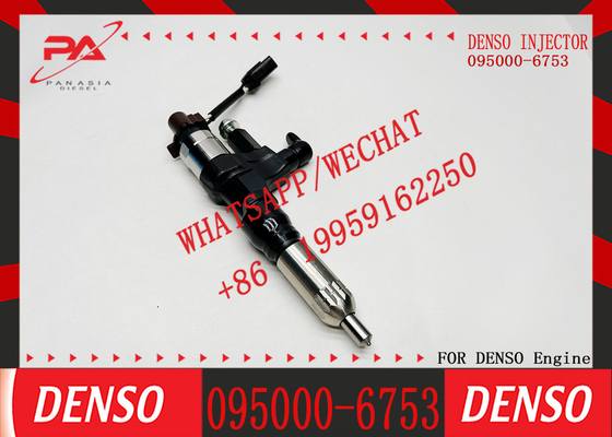 Good Selling 095000-6753 095000-6601 Diesel Injector Common Rail Fuel Injector Excavator 23670-E0030 23670-E0040