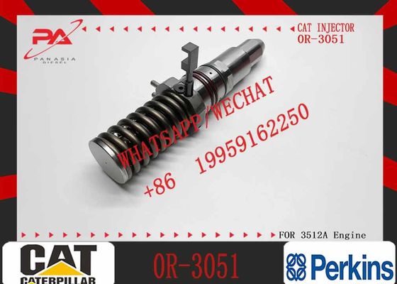 CAT Fuel Injector 4P-9075 0R-3051 0R-0906 Common Rail Fuel Injector for Caterpillar Machinery 3512 3516 3508 Diesel Engine Parts