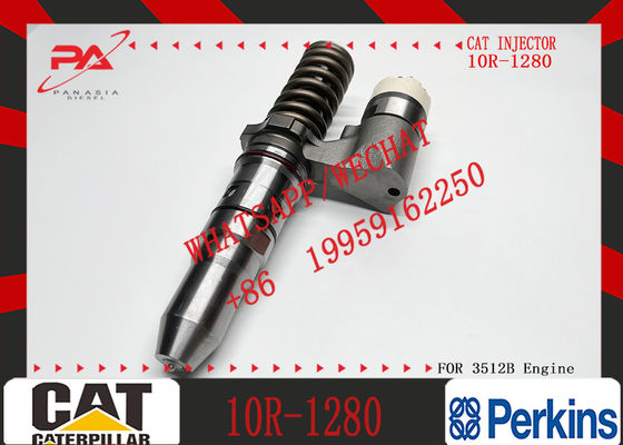 Construction Machinery Parts 250-1308 10R-1280 Common Rail Fuel Injector for Caterpillar 3152B 3516B Excavator Dozer Engine