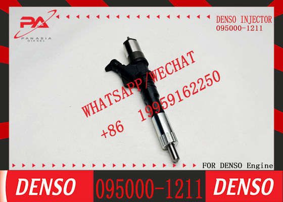 Fuel Injector 095000-1211 095000-1210 6156-11-3300 095000-0800 6156-11-3100 For 6D125 Engine PC400-7 PC450-7 Excavator
