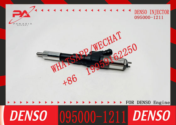 Fuel Injector 095000-1211 095000-1210 6156-11-3300 095000-0800 6156-11-3100 For 6D125 Engine PC400-7 PC450-7 Excavator