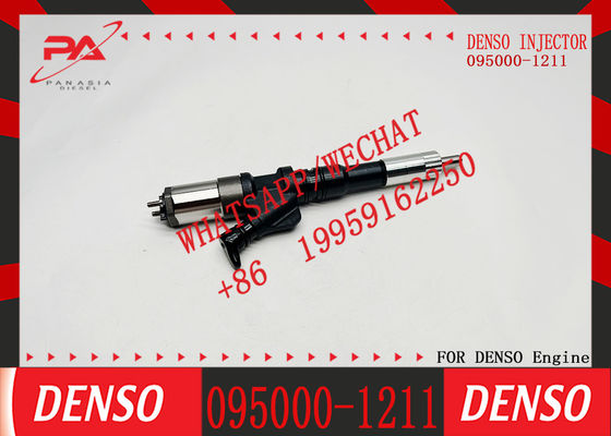 Fuel Injector 095000-1211 095000-1210 6156-11-3300 095000-0800 6156-11-3100 For 6D125 Engine PC400-7 PC450-7 Excavator