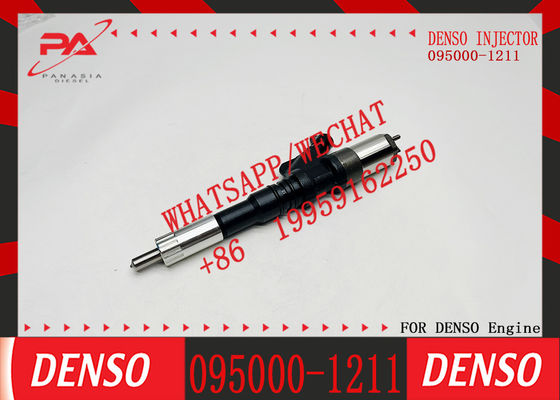 Fuel Injector 095000-1211 095000-1210 6156-11-3300 095000-0800 6156-11-3100 For 6D125 Engine PC400-7 PC450-7 Excavator