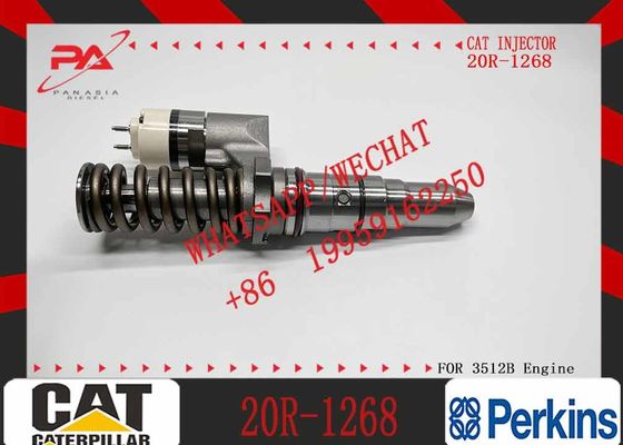 20R-1268 Fuel Injector Compatible for 3508 3512 3516 3508B 3516B Engine 6pcs Set Construction Machinery Parts