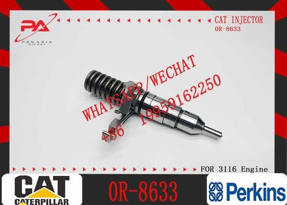 High Quality Fuel Injector 162-0218 0R-8633 Diesel Engine Fuel Injector 1620218 0R8633 for CAT 3114 3116 3512C 3516C 3126