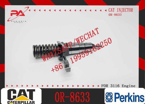 High Quality Fuel Injector 162-0218 0R-8633 Diesel Engine Fuel Injector 1620218 0R8633 for CAT 3114 3116 3512C 3516C 3126