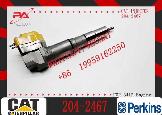 Diesel Fuel Injector 198-6877 204-2467 174-7527 253-0619 for 3408 3412E Engine