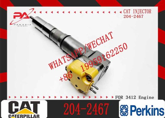 Diesel Fuel Injector 198-6877 204-2467 174-7527 253-0619 for 3408 3412E Engine