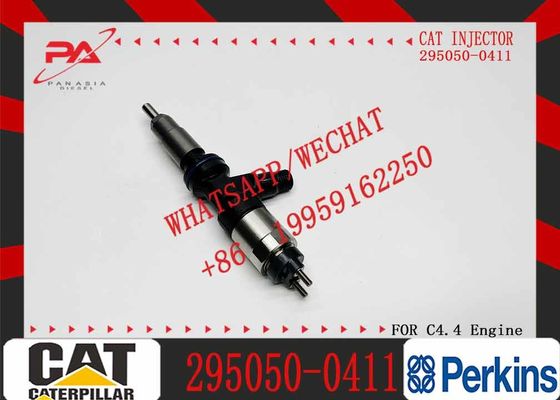 Diesel Fuel Injector 3707286 370-7286 295050-0411 for Caterpillar Perkins CAT C4.4 Common Rail Engine