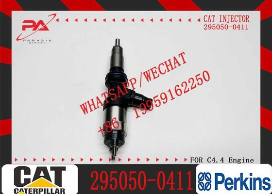 Diesel Fuel Injector 3707286 370-7286 295050-0411 for Caterpillar Perkins CAT C4.4 Common Rail Engine