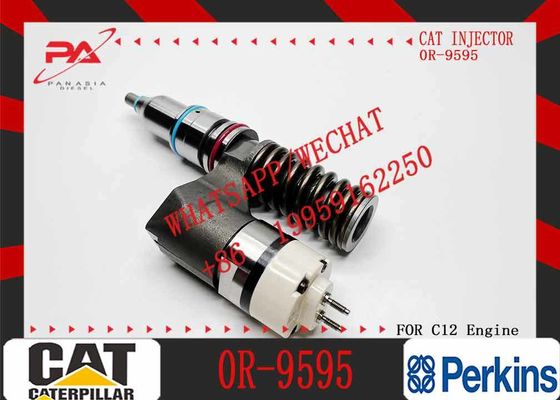Quality - Tested Fuel Injector 153-7923 0R-9595 CAT C12 1537923 0R9595 Common Rail Injector for Caterpillar 3176B Excavator