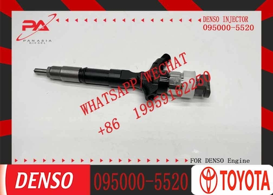 To Yota 23670-0L070 23670-09060 Den so Injector 095000-5520 23670-30300 Diesel Injector Nozzle Assembly Common Rail Fuel