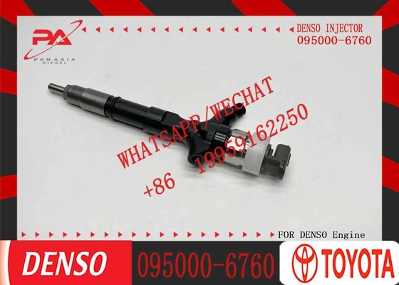 Common Rail Injector 23670-30140 095000-6760 Injector for TOYOTA 1KD-FTV, 2KD-FTV, D-4D, Injector Nozzle 23670-30140 095000-6760