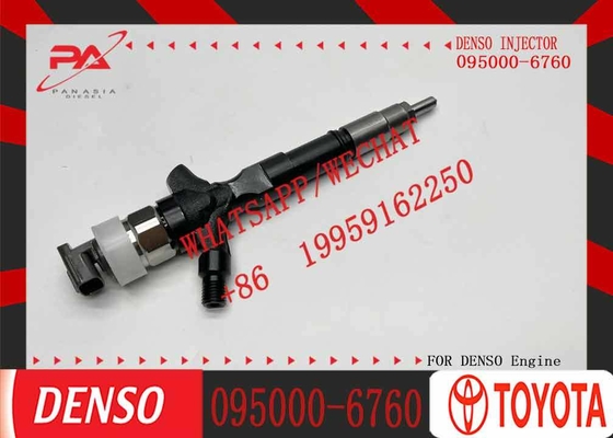 Common Rail Injector 23670-30140 095000-6760 Injector for TOYOTA 1KD-FTV, 2KD-FTV, D-4D, Injector Nozzle 23670-30140 095000-6760