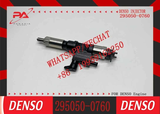 Machinery parts 095000-0760 0950000760 1153004151 295050-0760 Common Rail Fuel Injector for 6SD1  23670-E0510