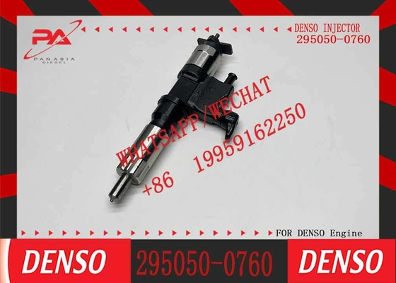 Machinery parts 095000-0760 0950000760 1153004151 295050-0760 Common Rail Fuel Injector for 6SD1  23670-E0510
