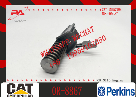 Excavator Fuel Injector Assembly 140-8413 1408413 0R-8867 0R8867 for Caterpillar CAT 3114 3116 3126 Engine 938G 550 IT38G 574