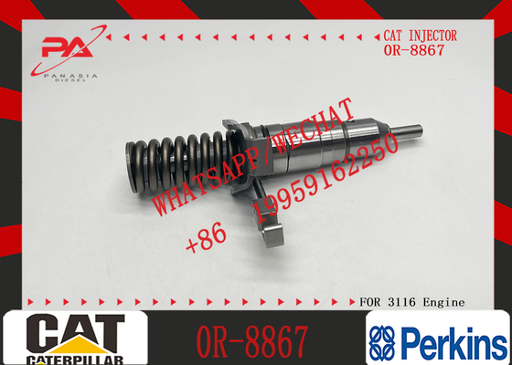 Excavator Fuel Injector Assembly 140-8413 1408413 0R-8867 0R8867 for Caterpillar CAT 3114 3116 3126 Engine 938G 550 IT38G 574
