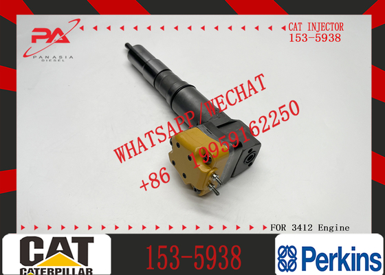 Common Rail Injector Fuel Injecto 174-7526 174-7528 179-6020 153-5938 for 3412 Excavator 3412E/5110B