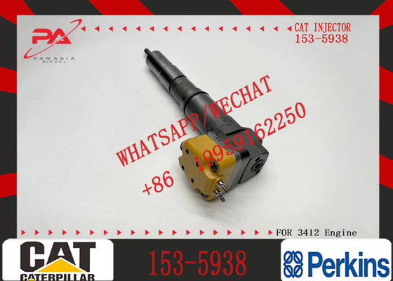 Common Rail Injector Fuel Injecto 174-7526 174-7528 179-6020 153-5938 for 3412 Excavator 3412E/5110B