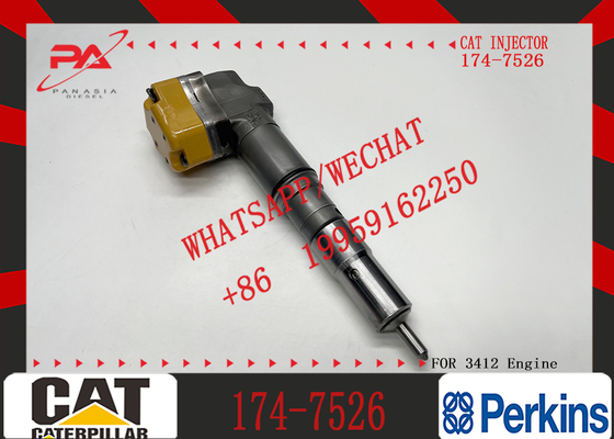 Common Rail Injector Fuel Injecto 174-7526 174-7528 179-6020 153-5938 for 3412 Excavator 3412E/5110B