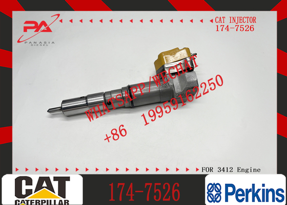 Common Rail Injector Fuel Injecto 174-7526 174-7528 179-6020 153-5938 for 3412 Excavator 3412E/5110B