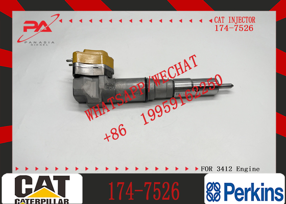 Common Rail Injector Fuel Injecto 174-7526 174-7528 179-6020 153-5938 for 3412 Excavator 3412E/5110B