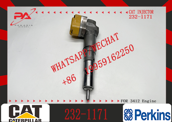 Excavator Engine Parts Fule Injetor 232-1171 10R-1267 232-1183 10R-1266 4CR01974 for 3412E 3408 Fuel Injector