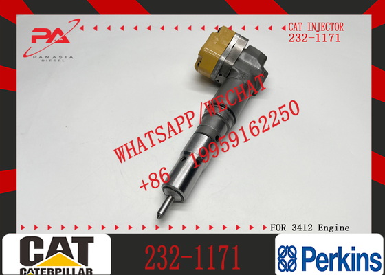Excavator Engine Parts Fule Injetor 232-1171 10R-1267 232-1183 10R-1266 4CR01974 for 3412E 3408 Fuel Injector