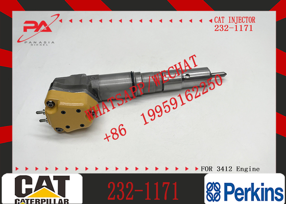 Excavator Engine Parts Fule Injetor 232-1171 10R-1267 232-1183 10R-1266 4CR01974 for 3412E 3408 Fuel Injector