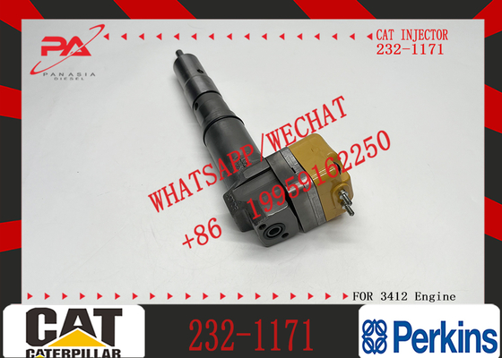 Excavator Engine Parts Fule Injetor 232-1171 10R-1267 232-1183 10R-1266 4CR01974 for 3412E 3408 Fuel Injector