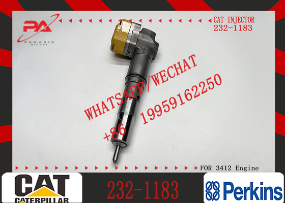 Excavator Engine Parts Fule Injetor 232-1171 10R-1267 232-1183 10R-1266 4CR01974 for 3412E 3408 Fuel Injector