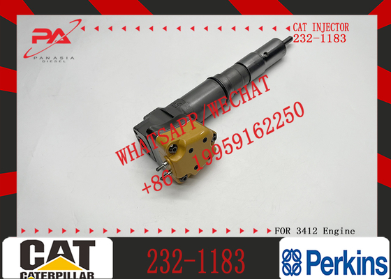 Excavator Engine Parts Fule Injetor 232-1171 10R-1267 232-1183 10R-1266 4CR01974 for 3412E 3408 Fuel Injector