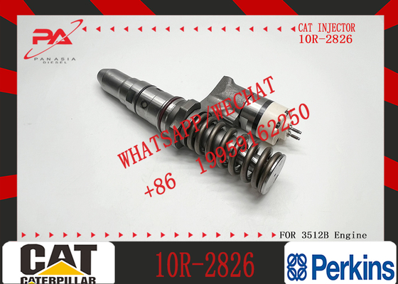 Common Rail Fuel Injector 249-0746 10R-2826 10R-2827 CAT 3512B Injector for Caterpillar Machinery Diesel Engine Parts