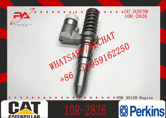 Common Rail Fuel Injector 249-0746 10R-2826 10R-2827 CAT 3512B Injector for Caterpillar Machinery Diesel Engine Parts