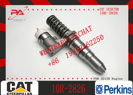 Common Rail Fuel Injector 249-0746 10R-2826 10R-2827 CAT 3512B Injector for Caterpillar Machinery Diesel Engine Parts