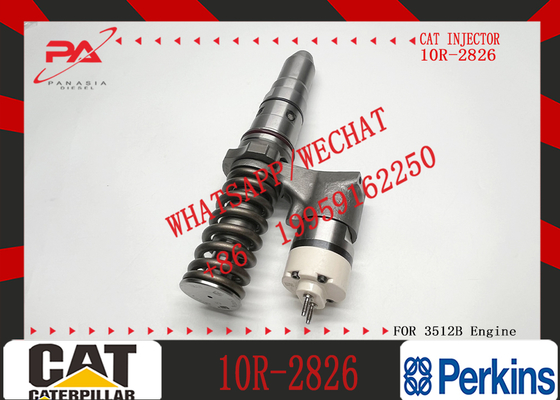 Common Rail Fuel Injector 249-0746 10R-2826 10R-2827 CAT 3512B Injector for Caterpillar Machinery Diesel Engine Parts