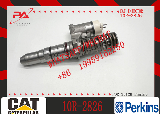 Common Rail Fuel Injector 249-0746 10R-2826 10R-2827 CAT 3512B Injector for Caterpillar Machinery Diesel Engine Parts