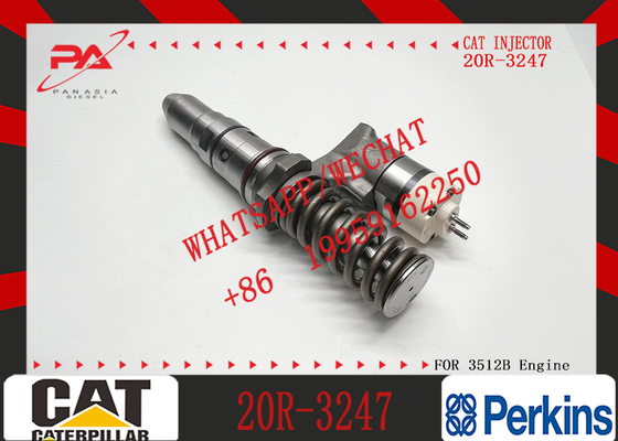 Excavator Parts 392-0225 Fuel Injector 3920225 20R-3247 20R3247 for CAT 3508B 3512B 3516B 3512C 3516C