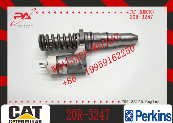 Excavator Parts 392-0225 Fuel Injector 3920225 20R-3247 20R3247 for CAT 3508B 3512B 3516B 3512C 3516C